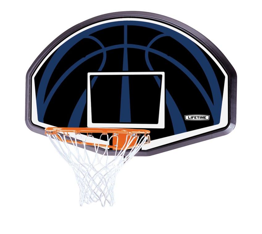 B-WARE Lifetime Stahl Basketballkorb Colorado | Schwarz | 3x112x72 cm 