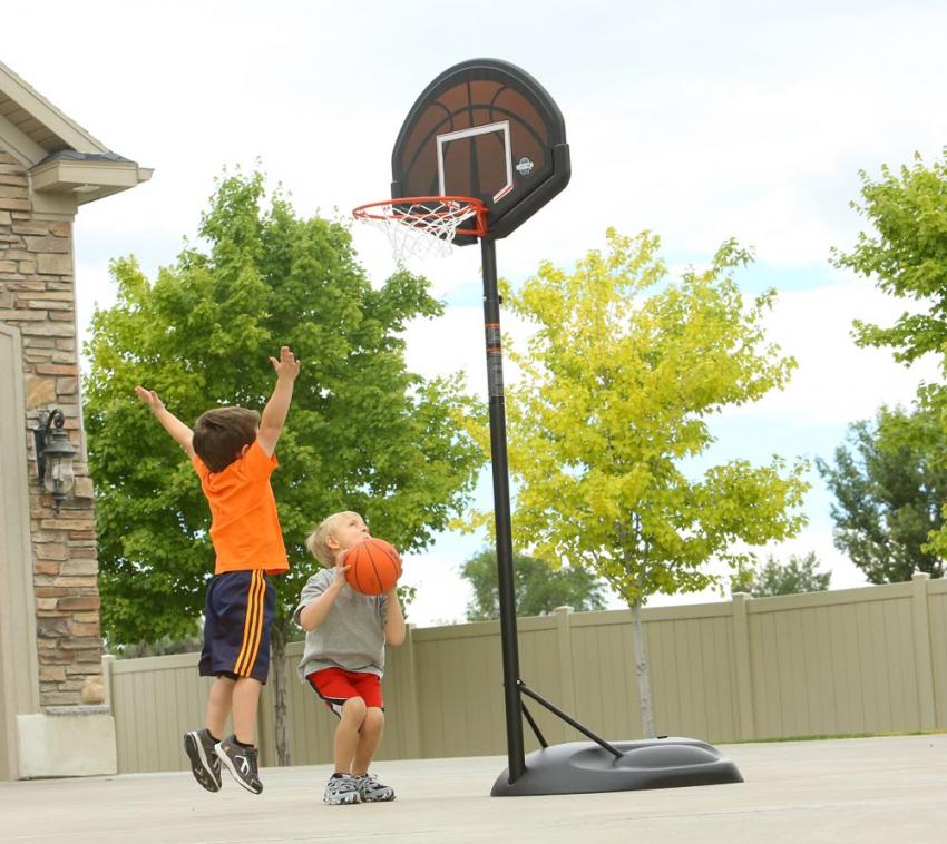 Lifetime Stahl Basketballkorb Alabama schwarz 165-225 cm 