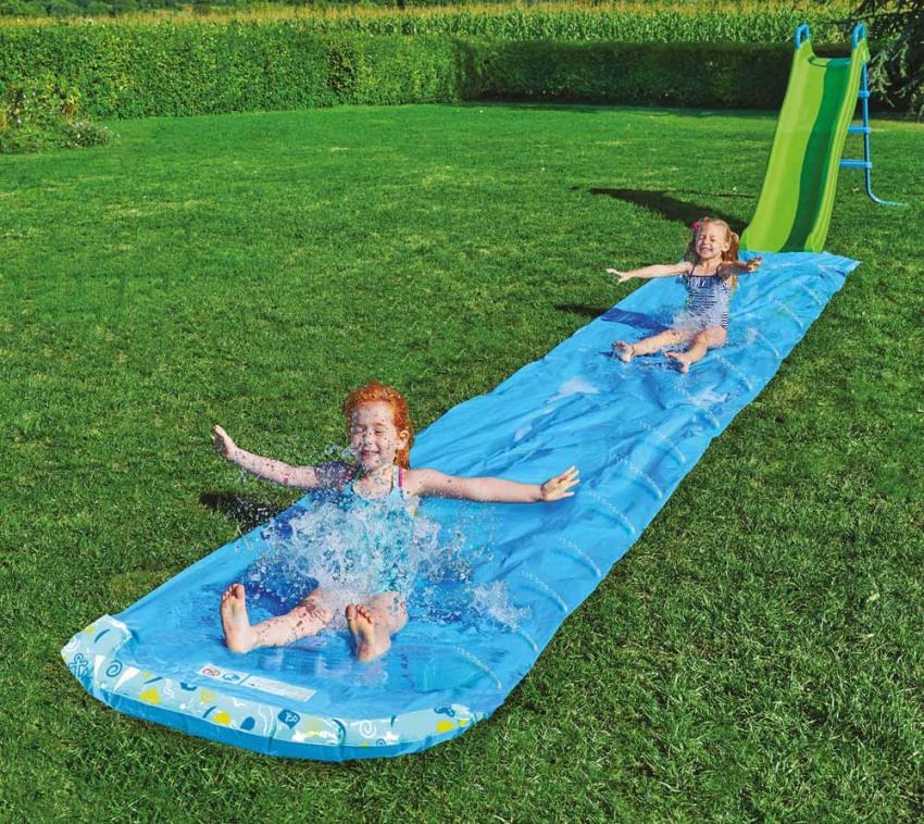 B-WARE TP Toys Wasserrutsche Rutschmatte | Blau | 600x100 cm 