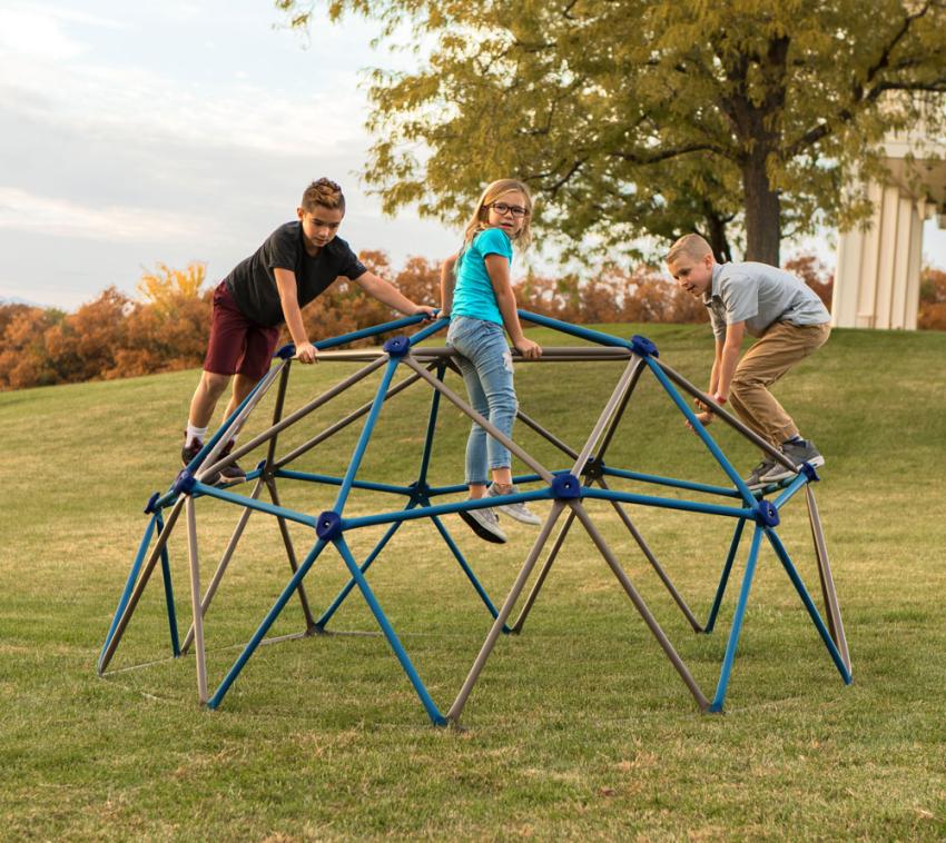 Lifetime Stahl Klettergerüst Geodome | Braun | 274x137 cm 