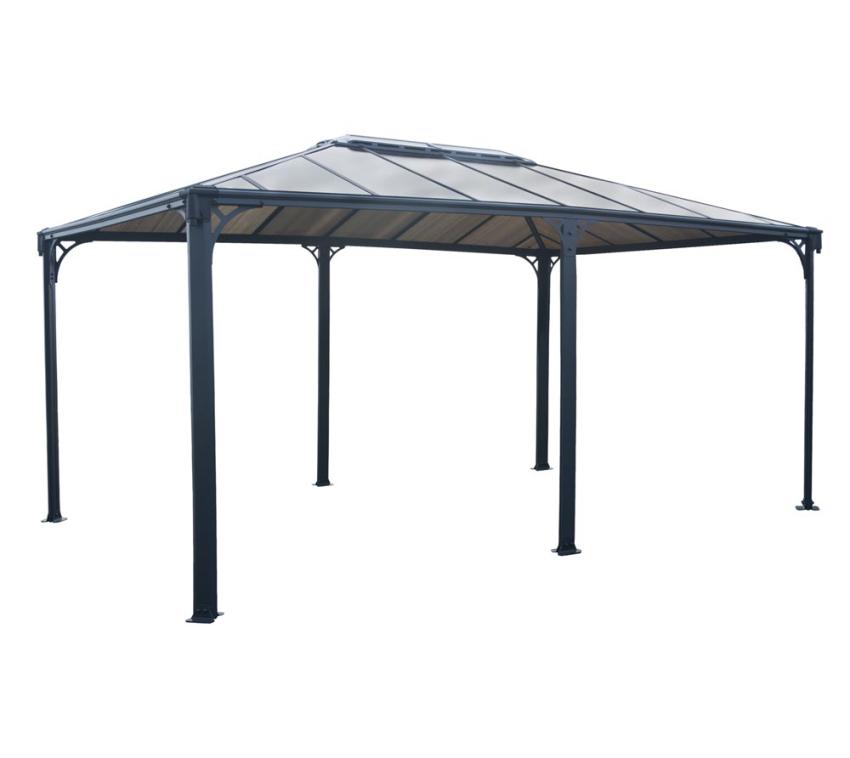 B-WARE Palram - Canopia Aluminium Pavillon Martinique 5000 | Anthrazit | 359x493x285 cm 