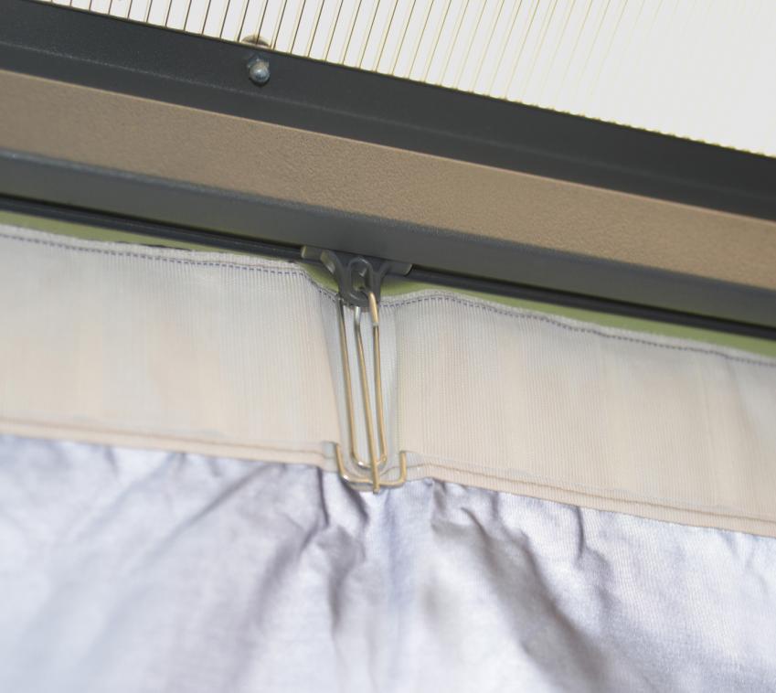 Palram - Canopia Kunststoff Vorhang Clips 70 Stück | Grau 