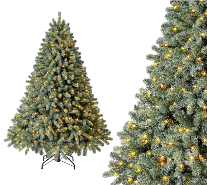 Evergreen Künstlicher Weihnachtsbaum Vermont Fichte | Inkl. LEDs | Grün | 180 cm 
