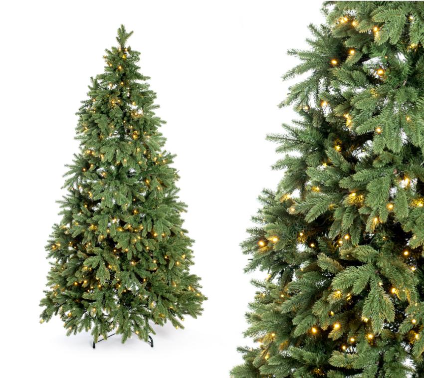 Evergreen Künstlicher Weihnachtsbaum Roswell Kiefer LED | Grün | 210 cm