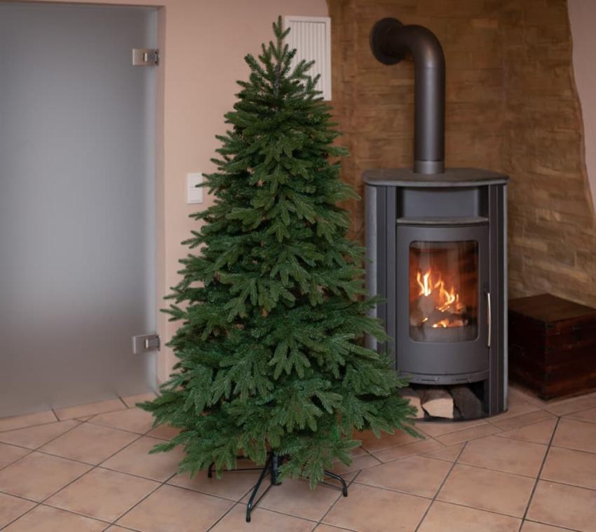 B-WARE Evergreen Künstlicher Weihnachtsbaum Sherwood Fichte | Grün | 210 cm 