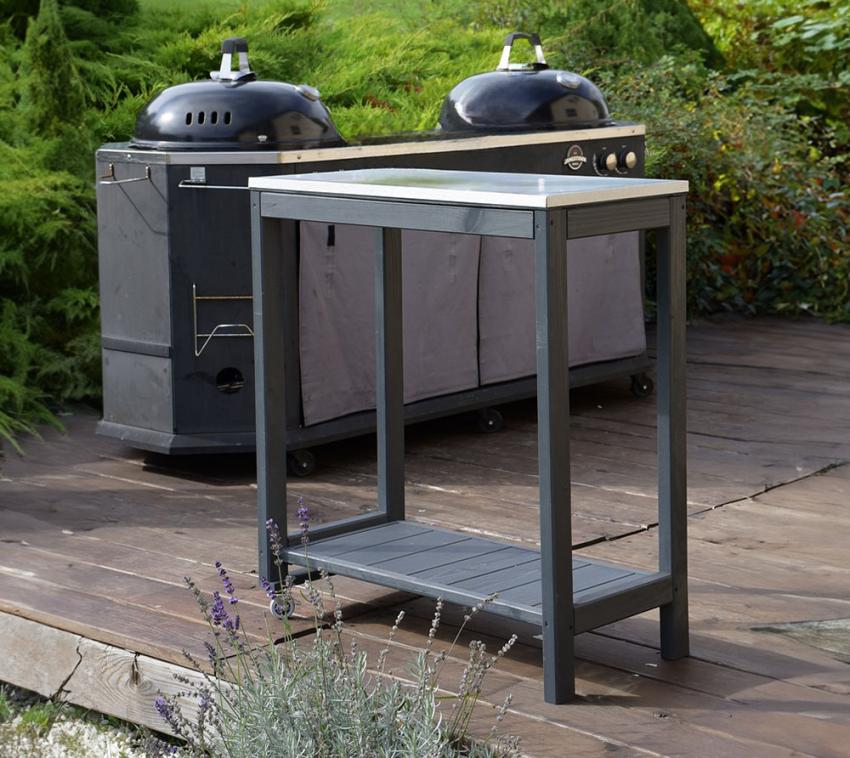 WESTMANN Pflanztisch Fiona - 78x38x158cm Naturholz Gartentisch