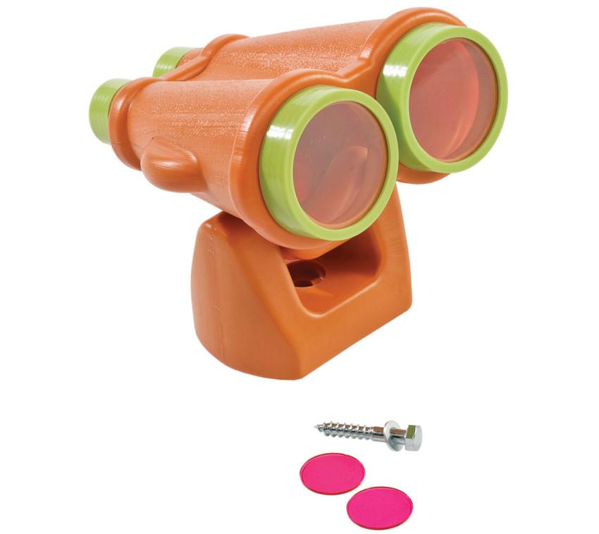 KBT Play Kunststoff Kinderspielhaus Zubehör Fernglas | Orange | 