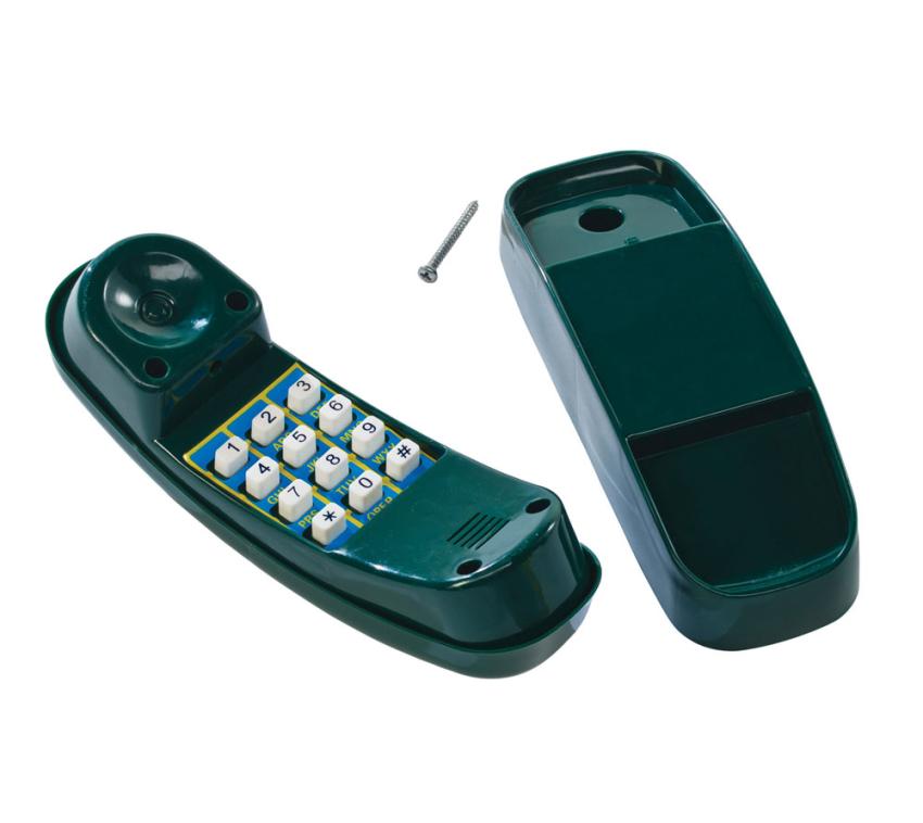 KBT Play Kunststoff Kinderspielhaus Zubehör Telefon | Grün | 