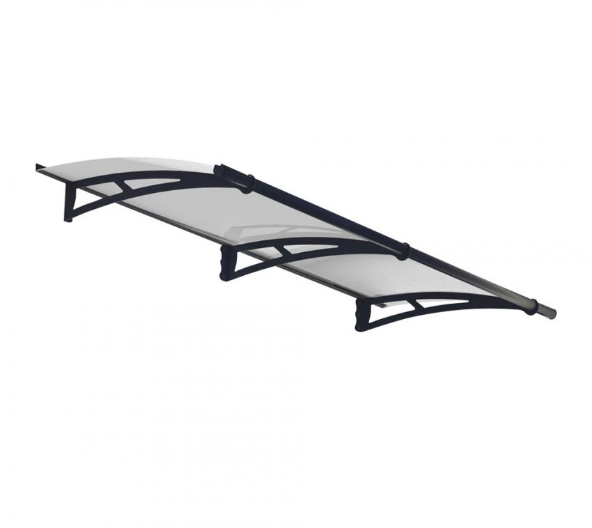 B-WARE Palram - Canopia Vordach Aquila 2050 | Anthrazit | 92x205x18 cm 
