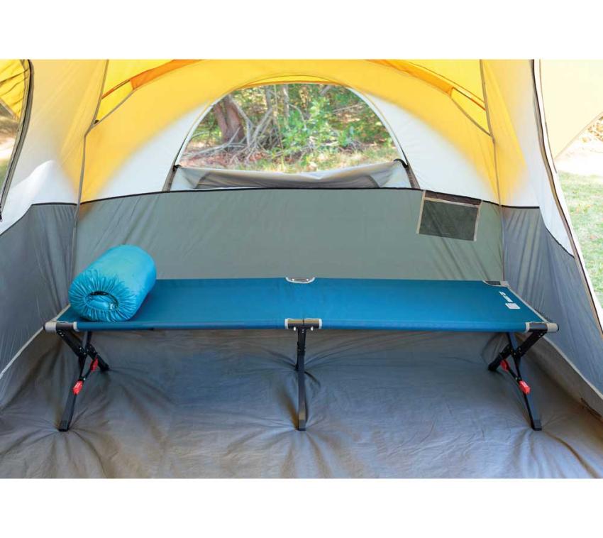 Rio Brands Campingliege Strandliege | Blau | 203x81x48 cm 