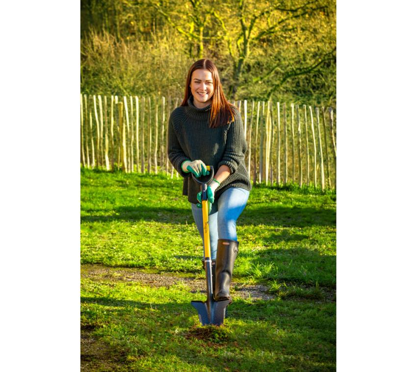 Spear Head Spade Garten Schaufel Spaten L | Gelb | 102x23 cm 