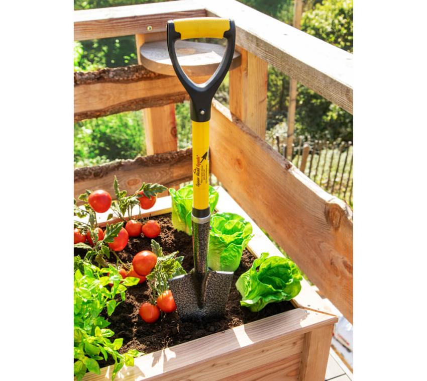 Spear Head Spade Garten Schaufel Spaten Werkzeug XS gelb 76 cm 