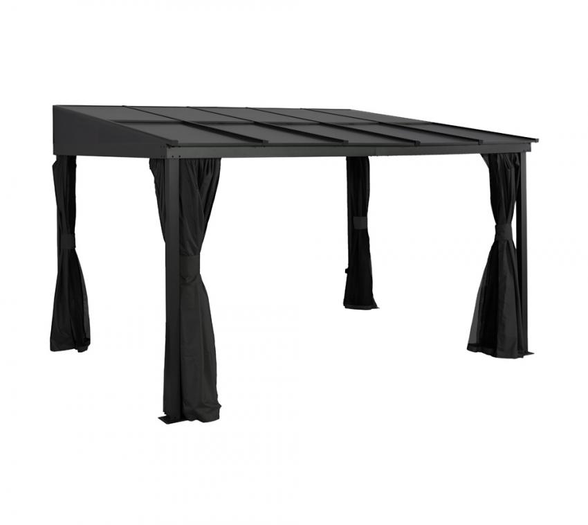 B-WARE Sojag Aluminium Terrassenüberdachung St. Barth 1014 | Anthrazit | 296x424x240 cm 