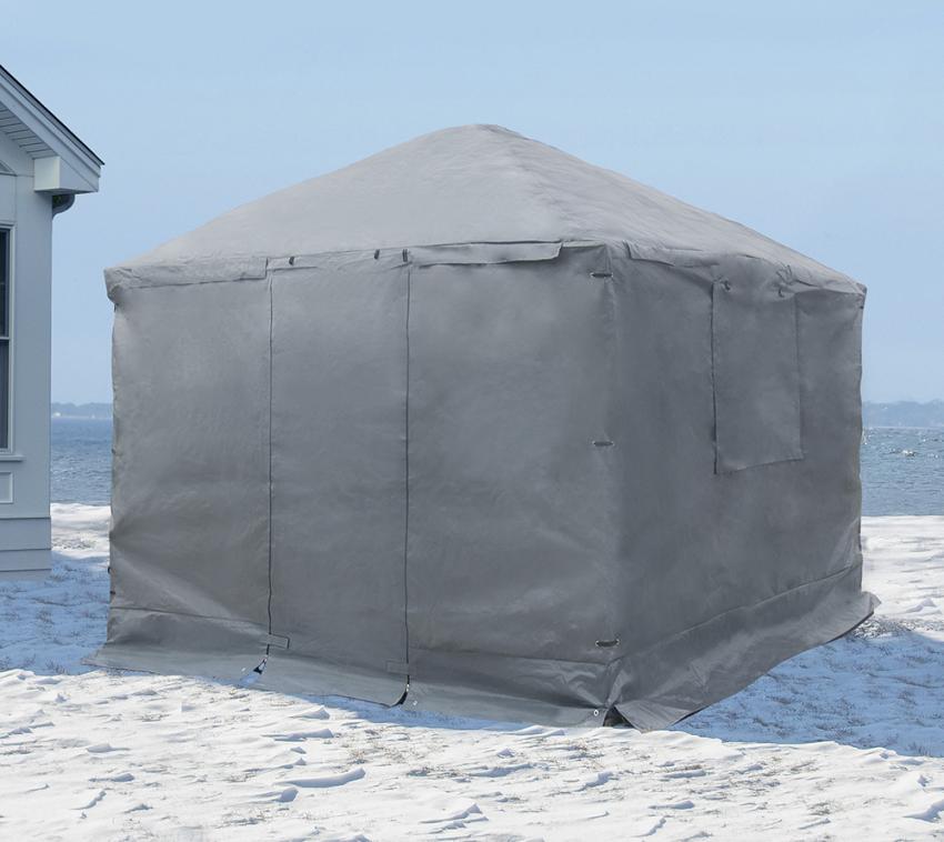 Sojag Winterabdeckung für Pavillon 10x10 | Grau 