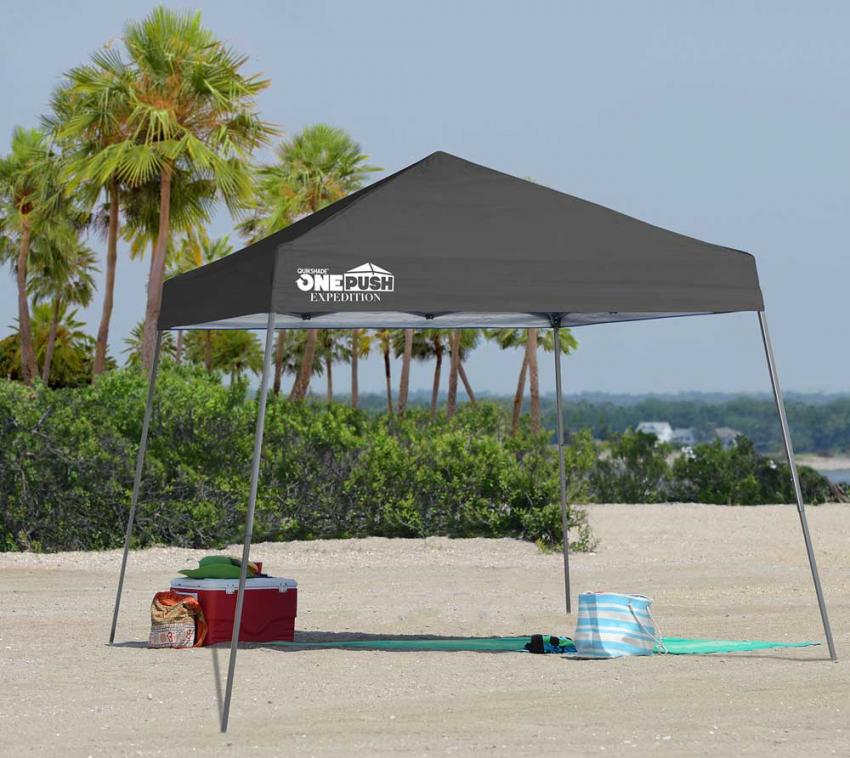 Quik Shade Stahl Pavillon Faltpavillon inkl. Tragetasche grau 290x290x270 cm 