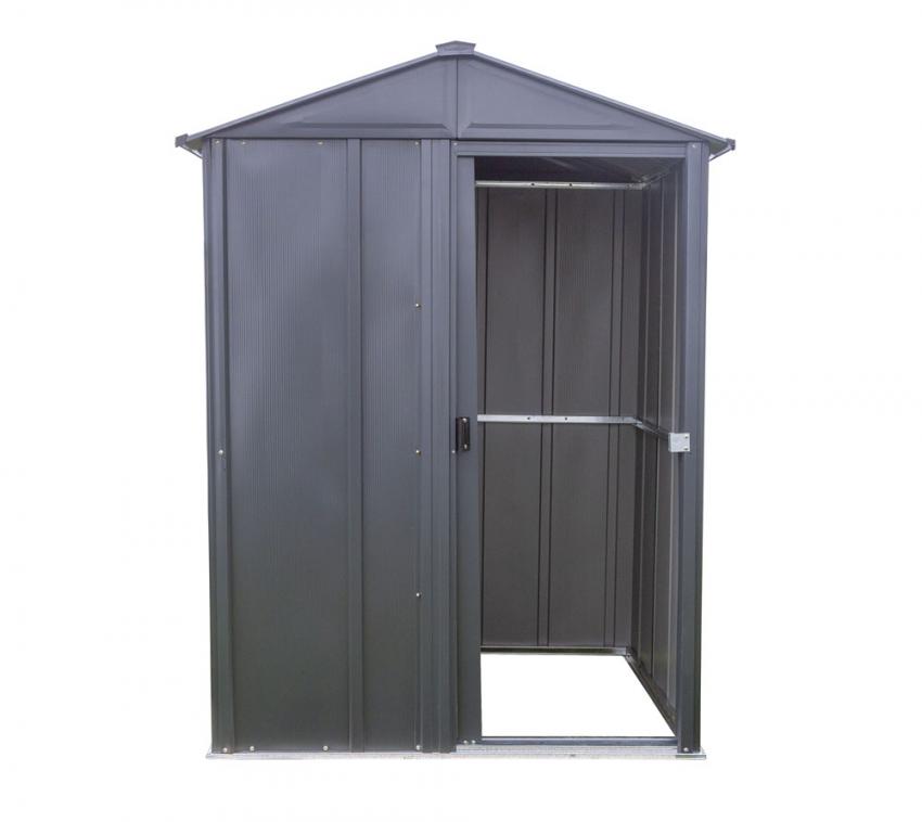Spacemaker Metall Gerätehaus 5x4 grau 151x122x198 cm 
