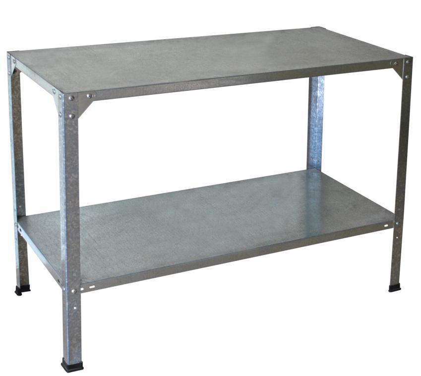 B-WARE Palram - Canopia Pflanztisch Pflanzregal | Silber | 115x51x80 cm Farbe