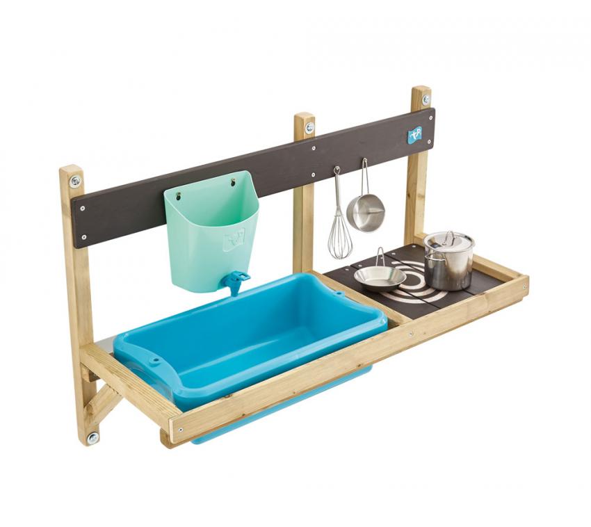 TP Toys Holz Anbau Matschküche Kinderküche Deluxe natur 