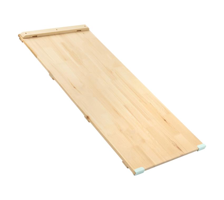 B-WARE TP Toys Active Tots Holz Rutsche | Modul für Kletterdreieck & Kletterwürfel | Natur | 100x45x6 cm 