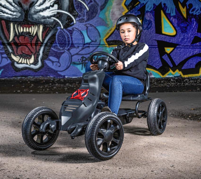 Xootz Go-Kart Venom | schwarz | 114x62x62 cm 
