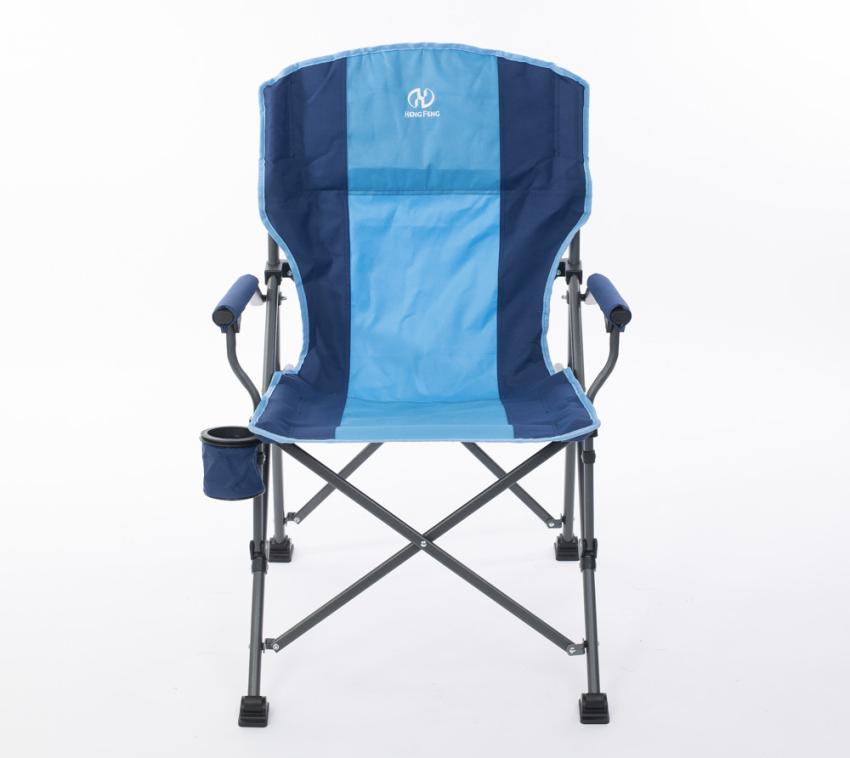 B-WARE Westmann Camping Klappstuhl inkl. Getränkehalter | Blau | 40x40x100 cm 