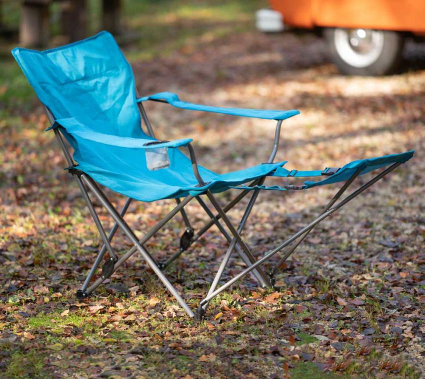 B-WARE Westmann Campingstuhl Lounger blau 63x65x48 cm 