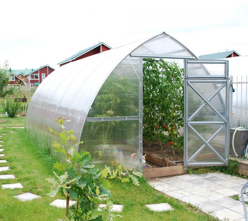 Westmann Stahl Gewächshaus Arrow 24 | Silber | 800x300x250 cm 