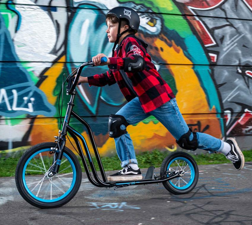 Xootz BMX Scooter Snake | 123x64x84 cm | Blau