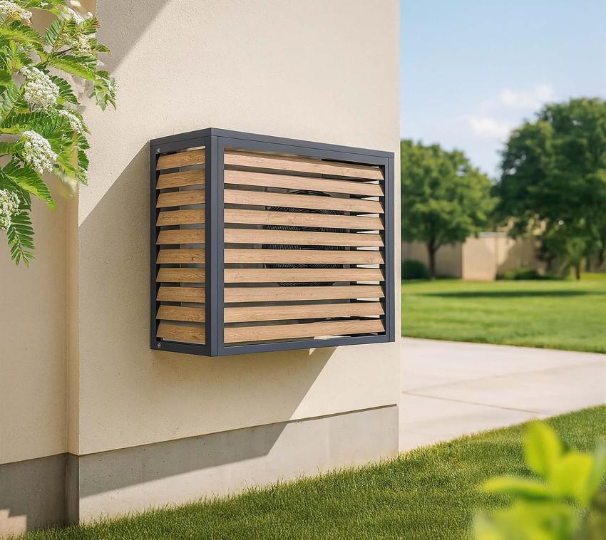 Westmann Boxa S | Verkleidung Wärmepumpe | Holzoptik  