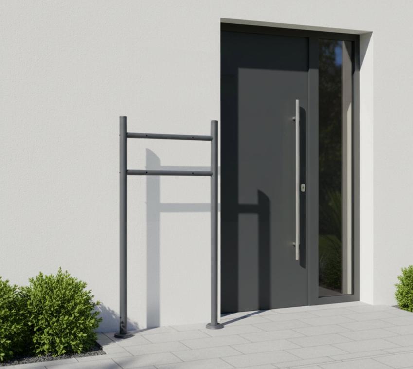 Westmann Brivo | Briefkastenständer | freistehend | Stahl in Anthrazit 