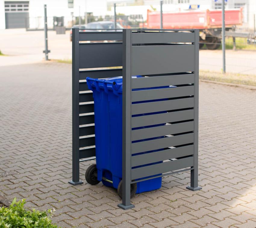 Westmann Metall Sichtschutz Planum 1 | Anthrazit | 80x90x150 cm 