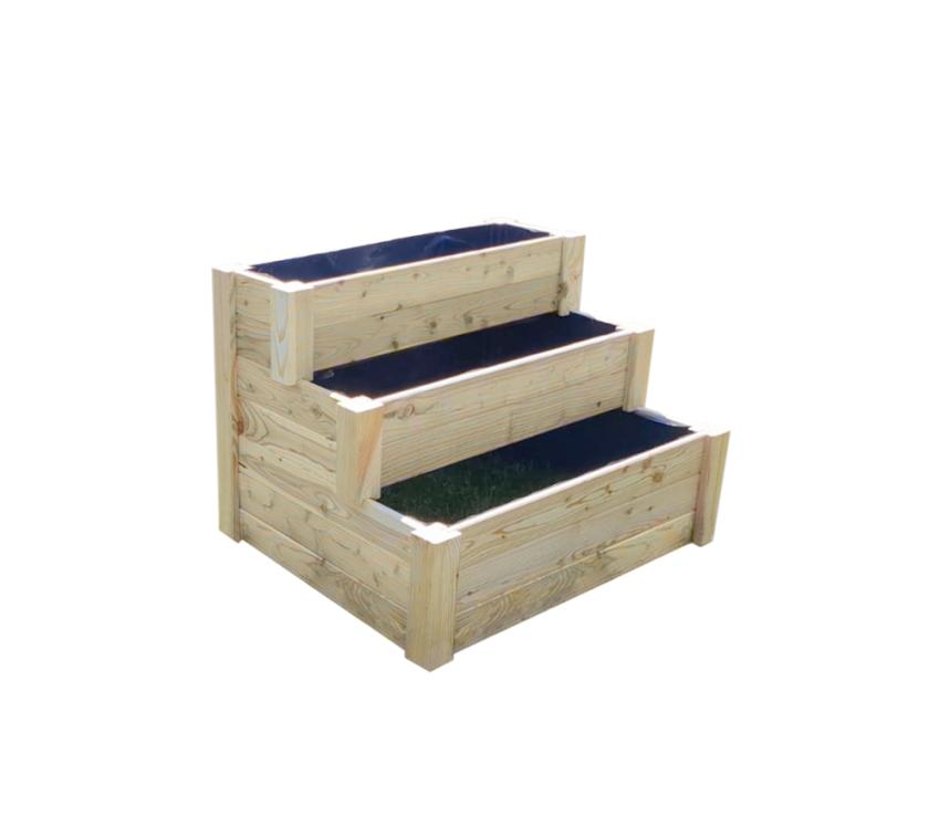 B-WARE Westmann Lärchenholz Hochbeet Anna | Natur | 120x76x64 cm 