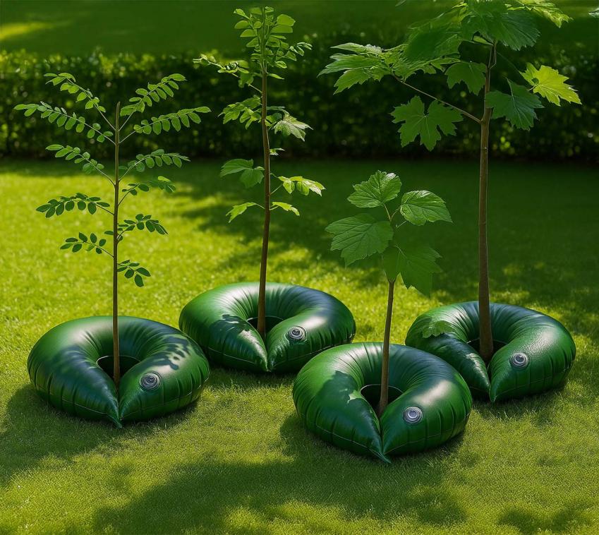 Westmann Humida S | Bewässerungsring Baum | Tröpfchenbewässerung | 4er Set