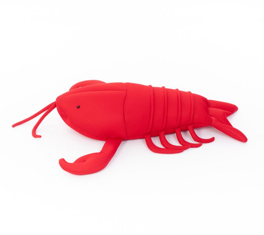 Stoff Sitzsack Hummer | Rot | 80x95x18 cm 