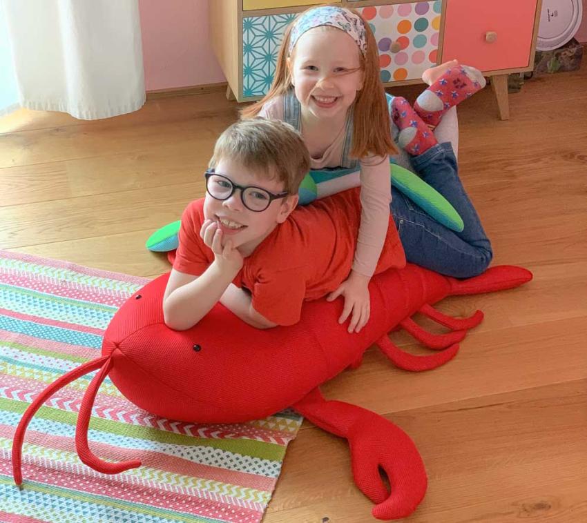 Westmann Pool Buddy Lobster rot 95x80x18 cm 