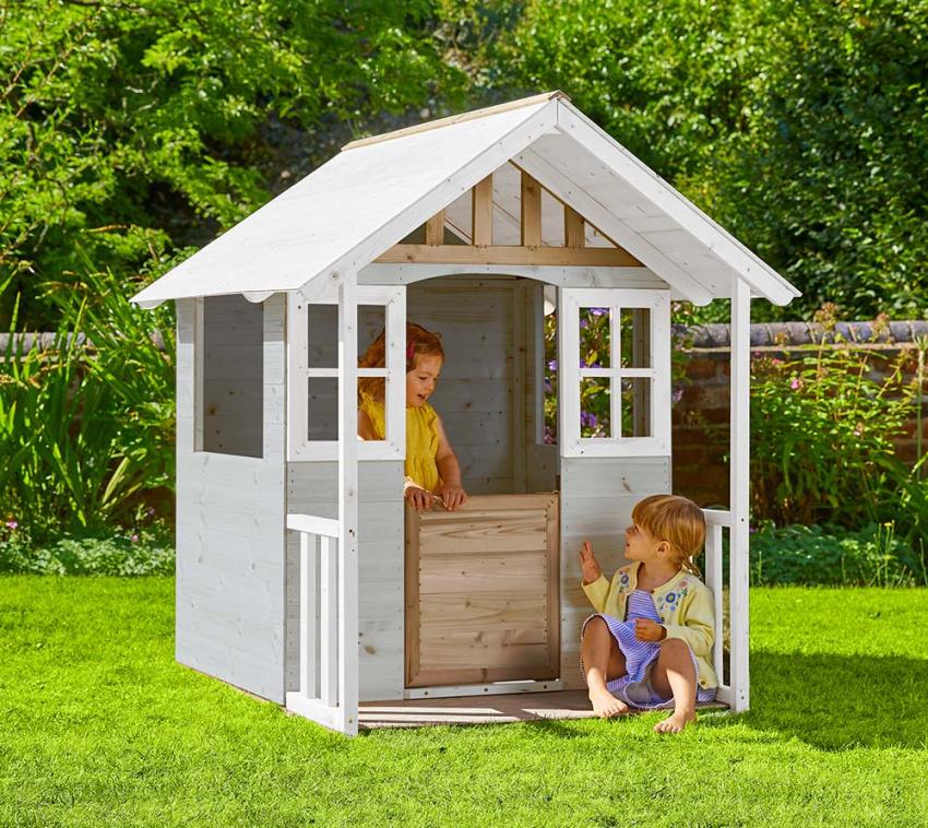 Zwerkules Valli | Kinder Spielhaus für den Garten | Holz  