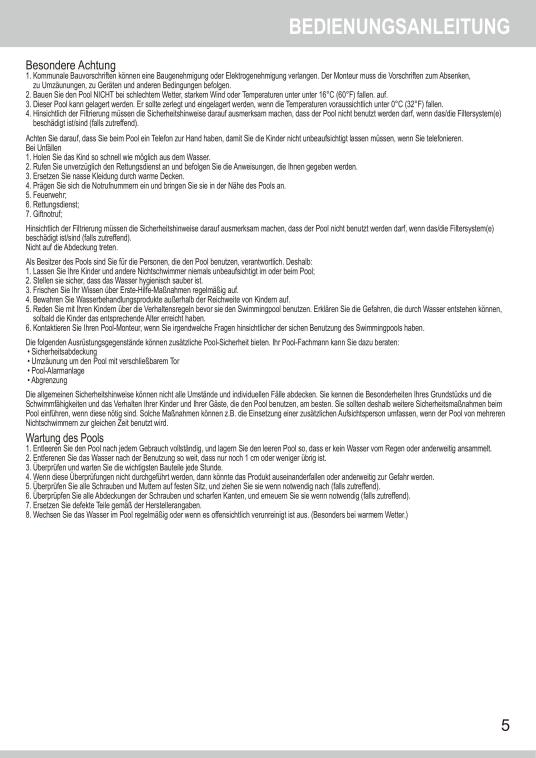 Summer Waves Elite Frame Pool | Aufstellpool rund | Komplettset | Teakoptik braun | Ø 549x132 cm 