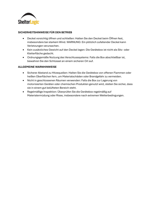 ShelterLogic Stahl Kissenbox Aufbewahrungsbox | Anthrazit | 132x70x67 cm 