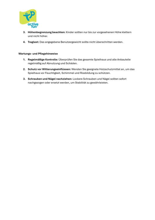 TP Toys Holz Stelzenhaus Wald | Spielhaus mit Rutsche | Natur | 137x306x230 cm 