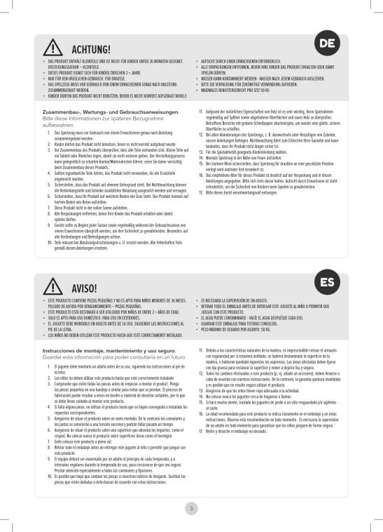 TP Toys Holz Wasserspiel Splash | Natur | 31x57x92 cm 