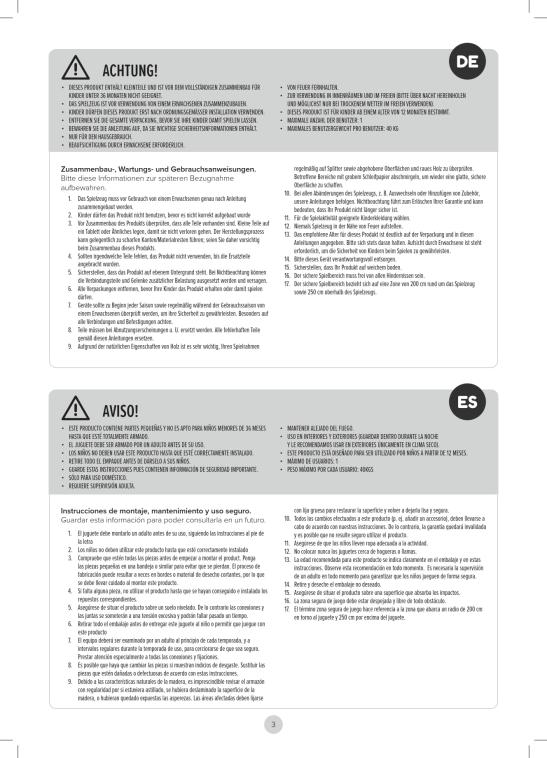 TP Toys Active Tots Holz Rutsche | Modul für Kletterdreieck & Kletterwürfel | Natur | 100x45x6 cm 