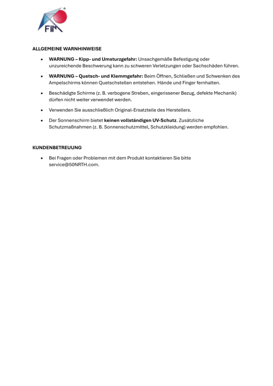 FIM Ampelschirm Rodi 