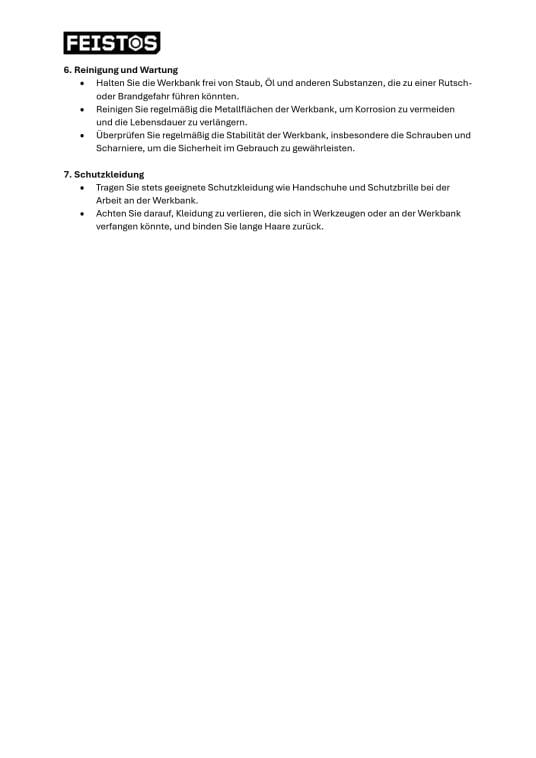 FEISTOS Werkstatteinrichtung | Werkbank Heros 2 | inkl. Lochwand | Anthrazit/Schwarz | 169x60x87 cm 