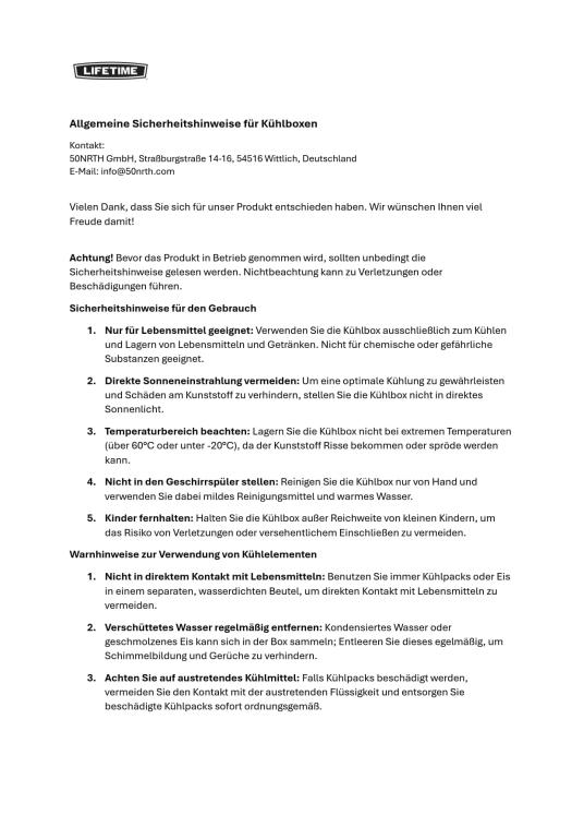 Lifetime Kunststoff Kühlbox Premium 27 L | passive Kühlbox | Grau | 33x55x41 cm 