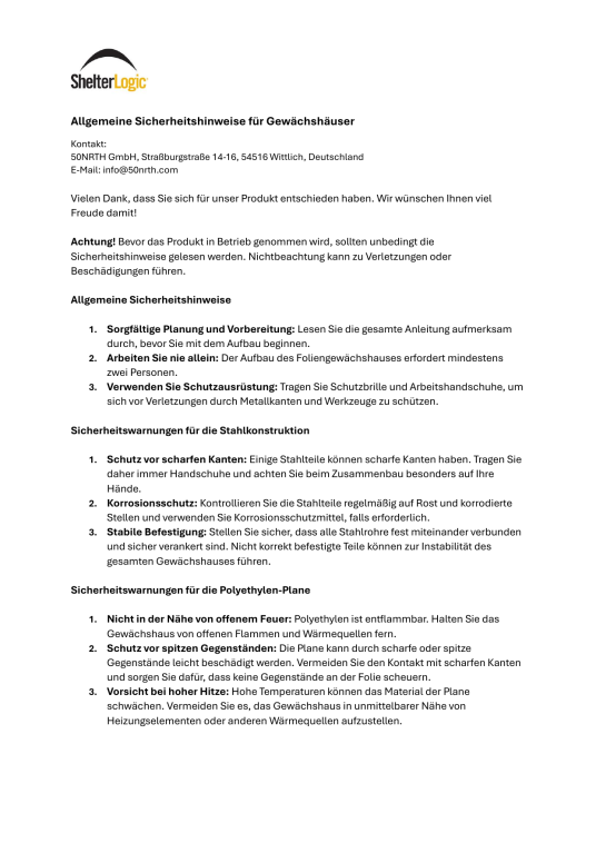 ShelterLogic Foliengewächshaus | Weiß | 180x180x180 cm 