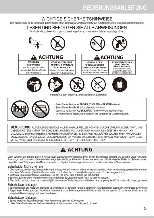 Summer Waves Elite Frame Pool | Aufstellpool rund | Komplettset | Grau | Ø 549x132 cm 