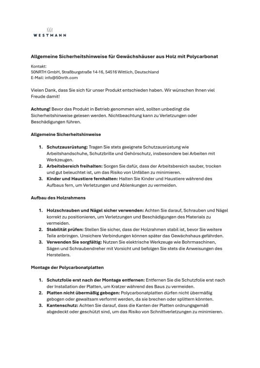 Westmann Aluminium Gewächshaus Flora 66 | Anthrazit | 192x192x202 cm 