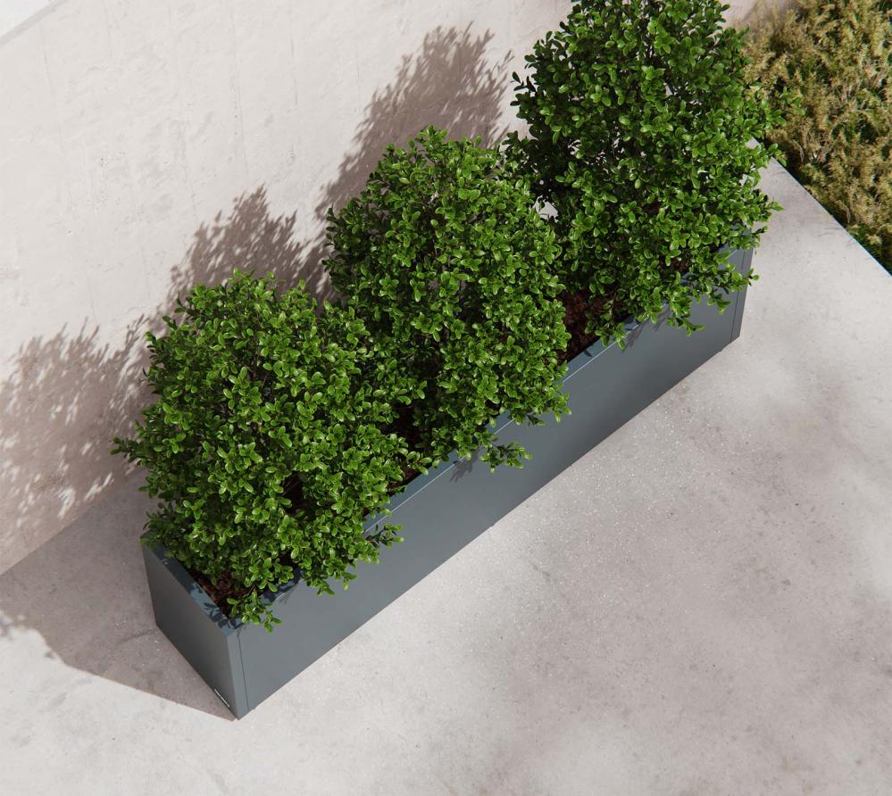 Herstera Garden Cube 30 L | hoher Pflanzkübel rechteckig
