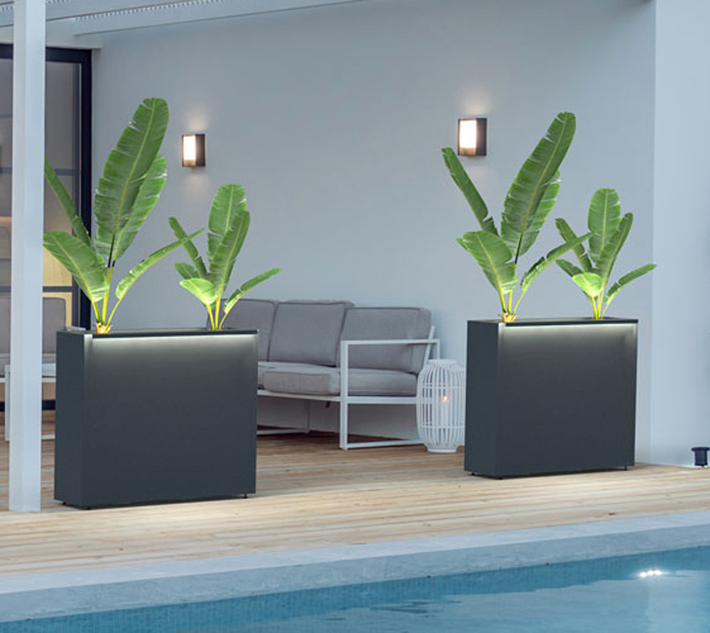 Herstera Garden Cube Divider M | hoher Pflanzkübel rechteckig