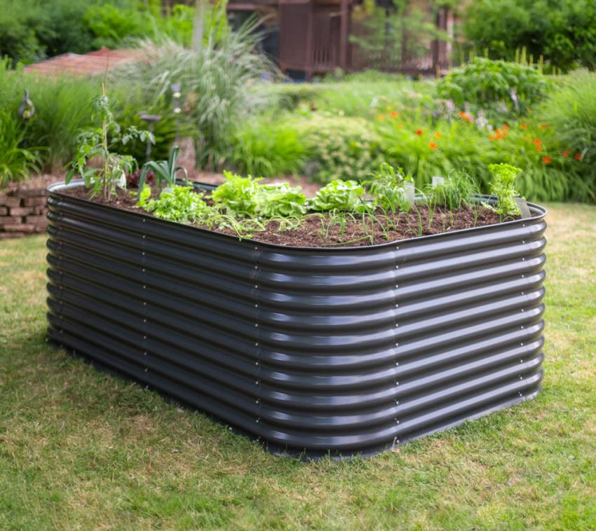 Westmann Metall Hochbeet Grow Faster Anthrazit 240x160x82 cm